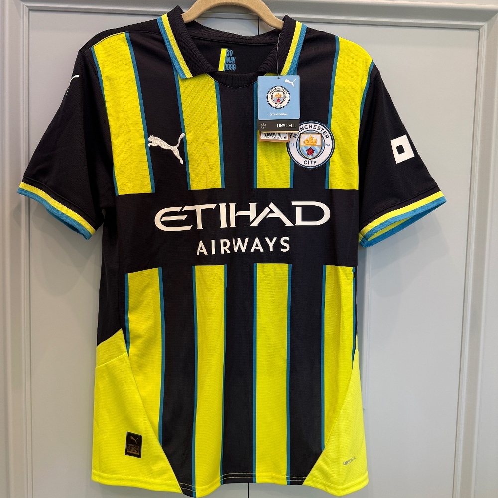 NWT Authentic Puma Manchester City FC 24-25 Away Jersey